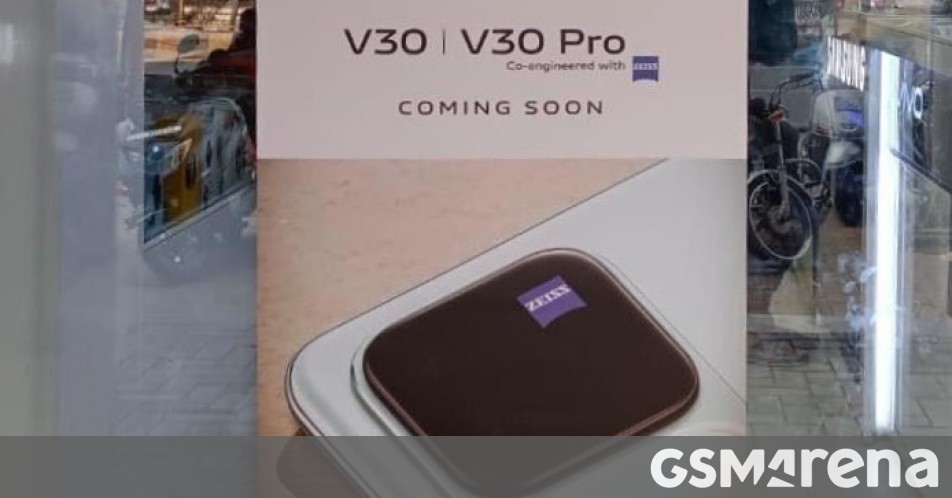 Indian retailers are putting up “coming soon” posters for the vivo V30 and vivo V30 Pro
